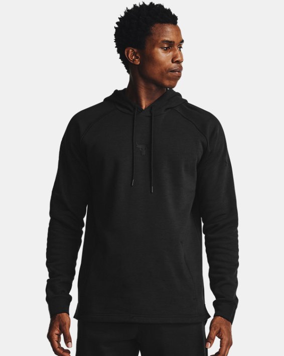 Men's Project Rock Charged Cotton® Hoodie in Black image number 0